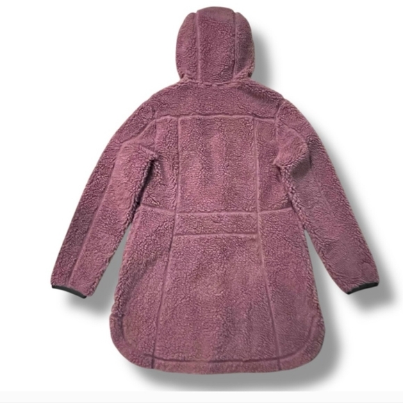 NWT L.L. Bean Sherpa Mountain Pile Fleece Coat Jacket Size Small Petite SP - Picture 2 of 12